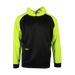 Tech 2-Tone Single Thick Hooded Pullover Sweatshirt